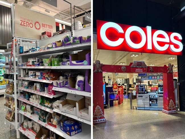 Coles is drastically reducing the number of products on shelves. Picture: Supplied