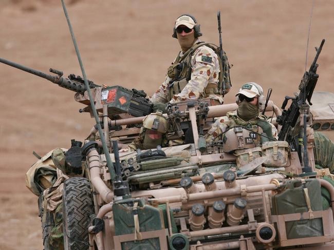 Australian Special Forces soldiers from the Special Operations Task Group based in Oruzgan Province in Afghanistan. Picture: Supplied