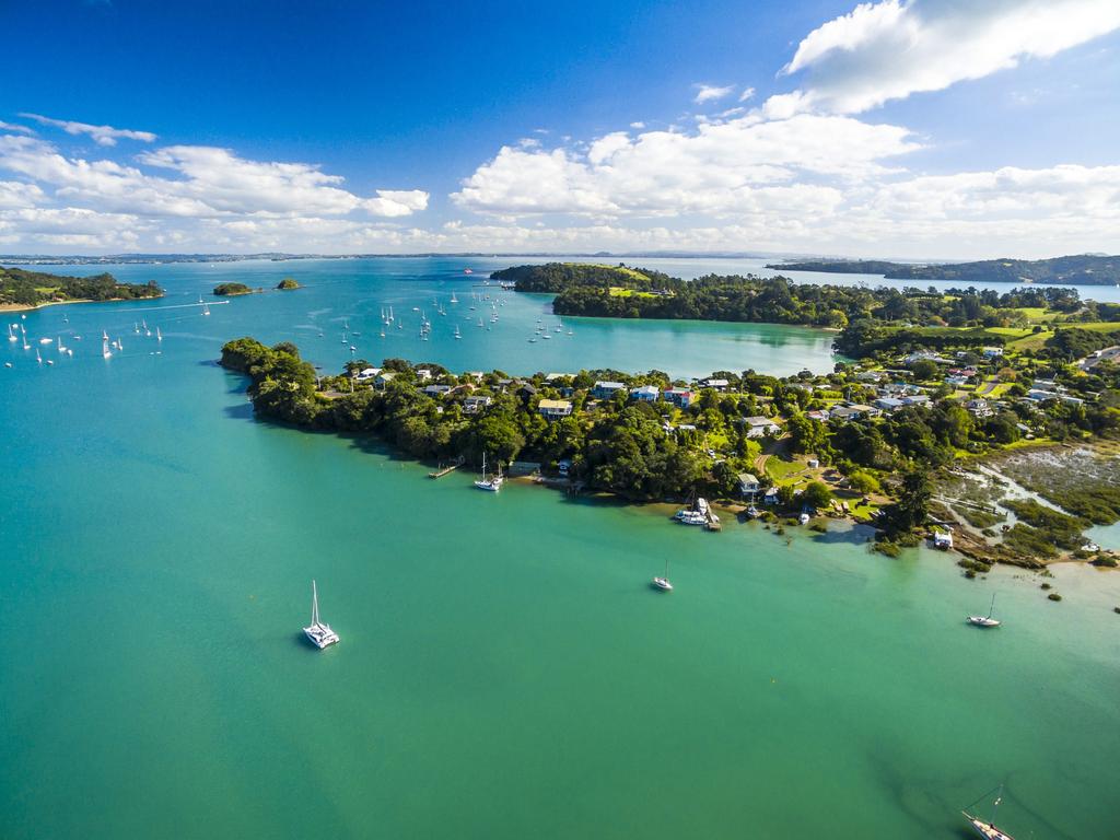 Visit beautiful Waiheke Island in Auckland.