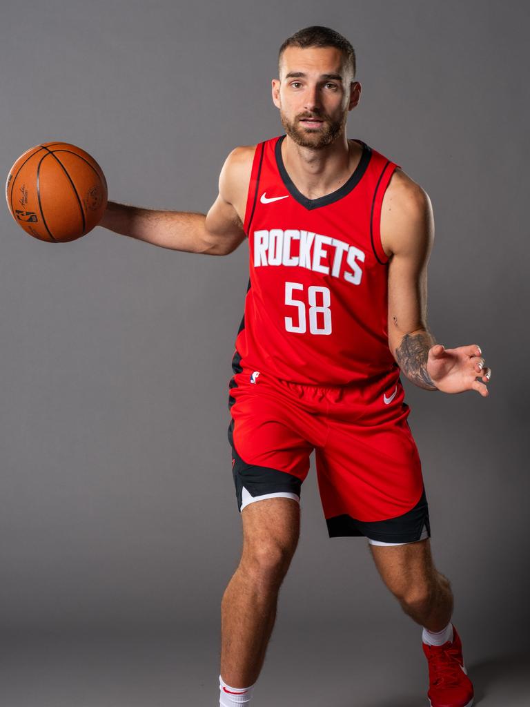 Jack McVeigh, Houston Rockets NBA forward. Picture: Getty Images