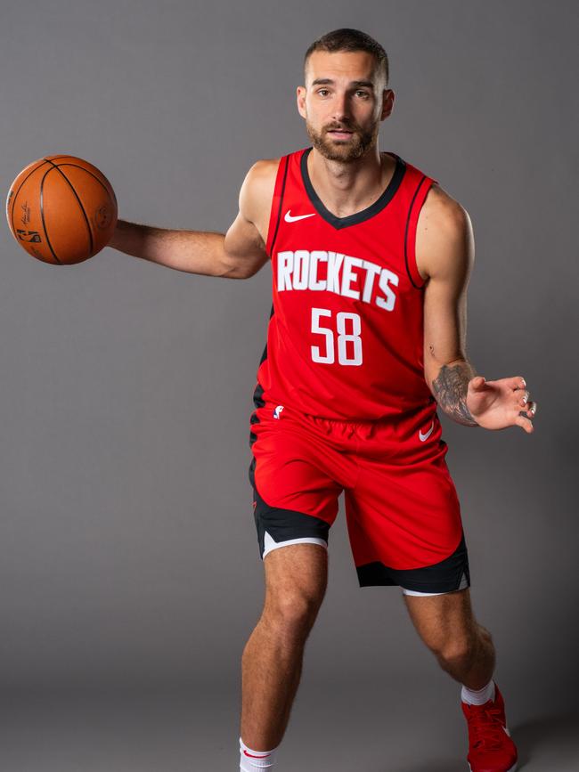 Jack McVeigh, Houston Rockets NBA forward. Picture: Getty Images