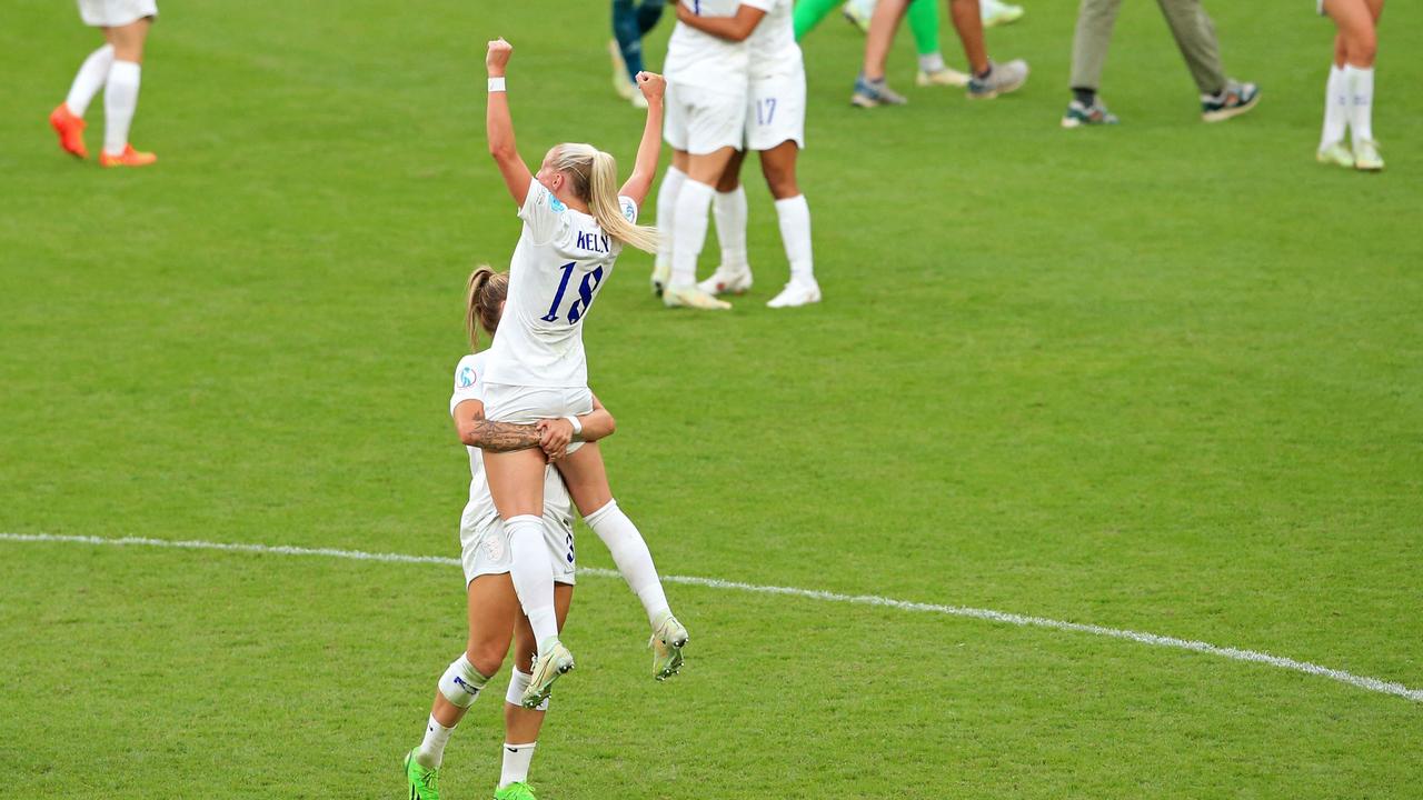 All of England went wild. (Photo by Lindsey Parnaby / AFP)