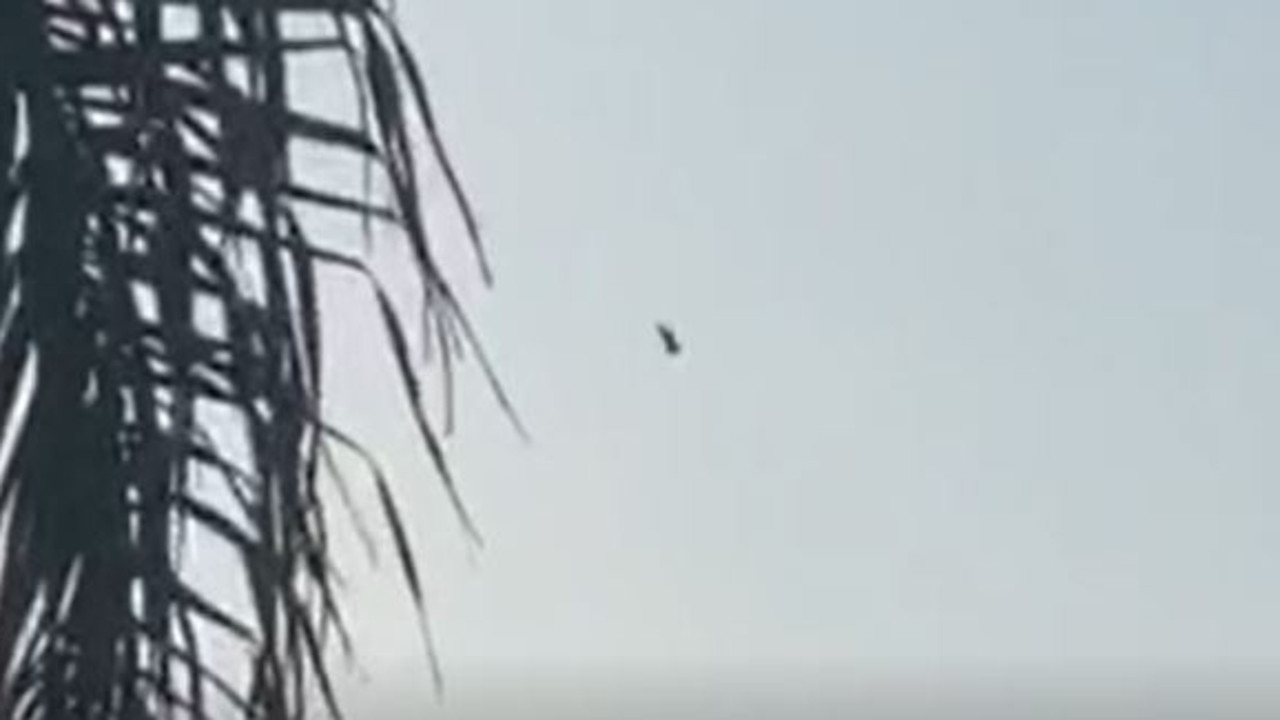 A UFO photographed over Coolangatta at 6.30am on May 5, 2020.