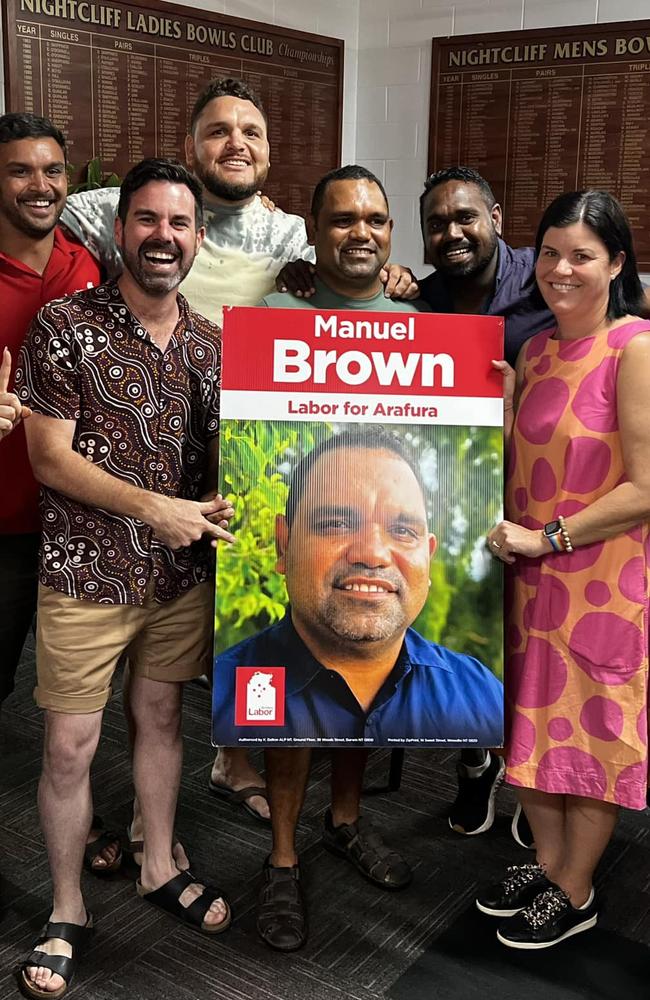 NT Chief Minister Natasha Fyles has declared victory in the Arafura by-election with Manuel Brown leading the vote count by an overwhelming majority.