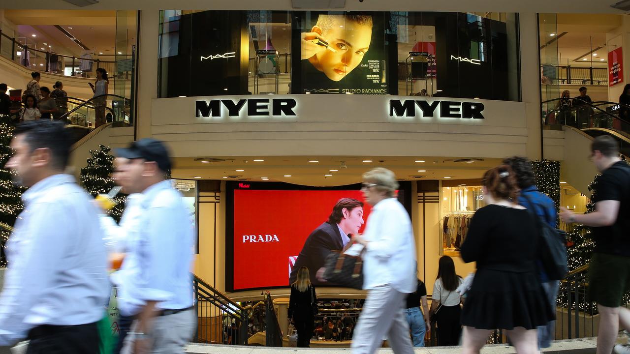 Myer’s share price sale has raised questions around the fairness test for the upcoming vote. Picture: Gaye Gerard