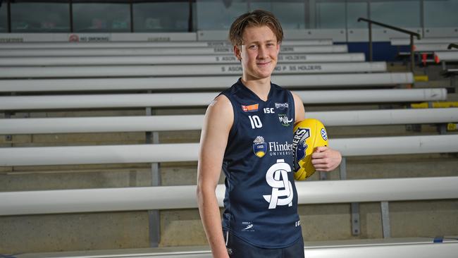 South Adelaide rising star Brayden Cook is said to be SA’s ‘bolter’ ahead of this year's AFL National Draft. Picture: Tom Huntley