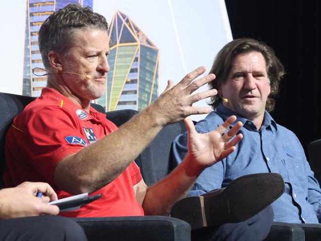Suns coach Damien Hardwick has had a lot more success on the Gold Coast than Hasler. Picture: Glenn Hampson