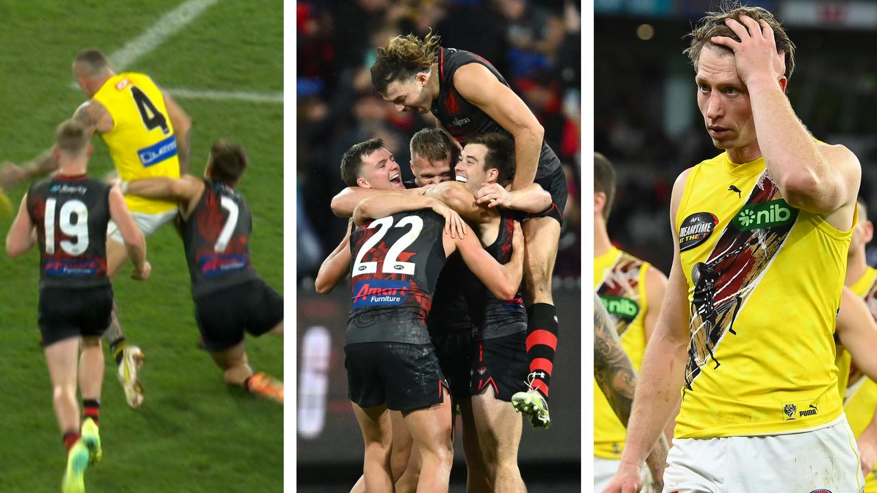 Essendon defeated Richmond at the MCG.