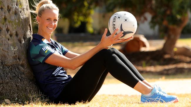 Renae Ingles of the Melbourne Vixens has spent the netball pre-season travelling to and from Utah. Picture: Stuart McEvoy