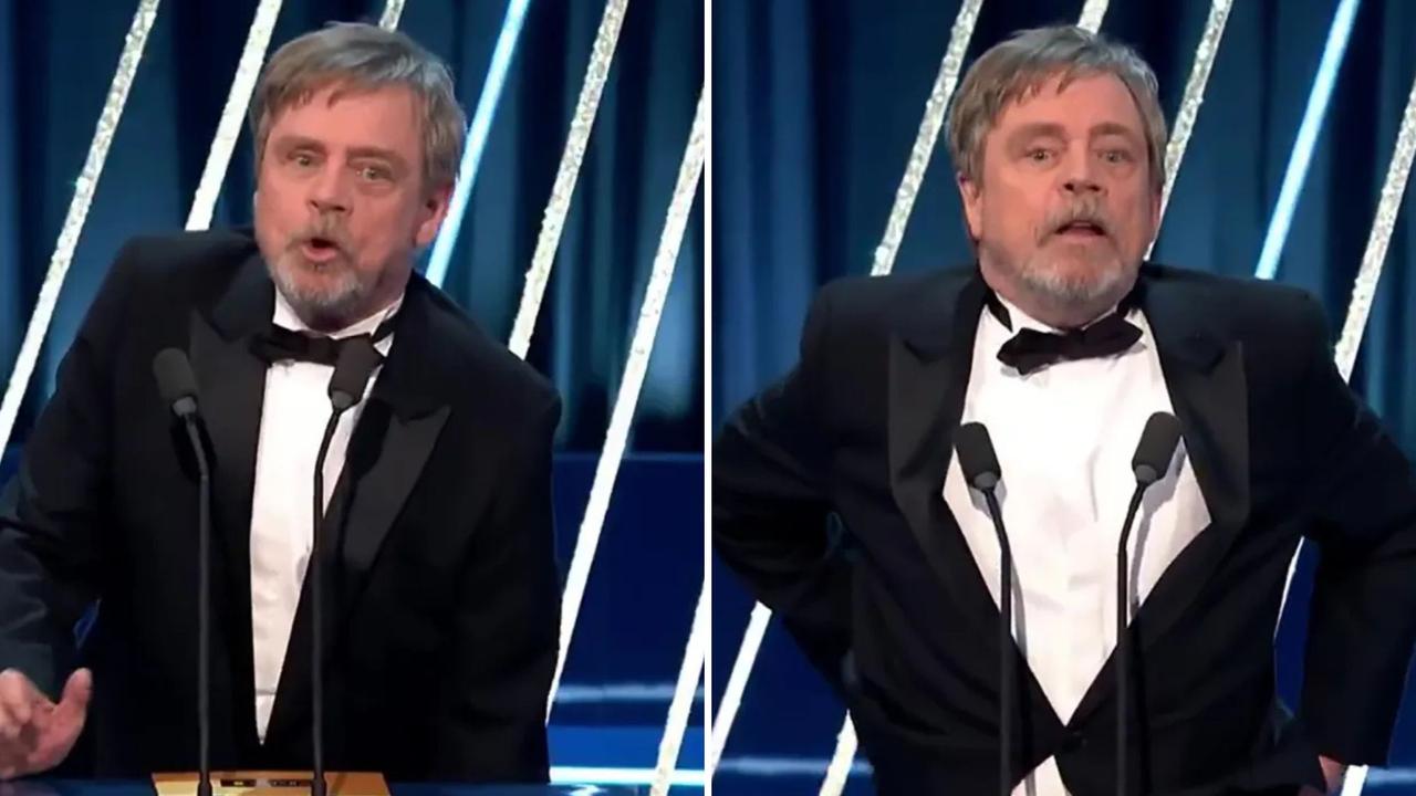 The legendary actor had a wardrobe malfunction at the BAFTAs. Photo: X