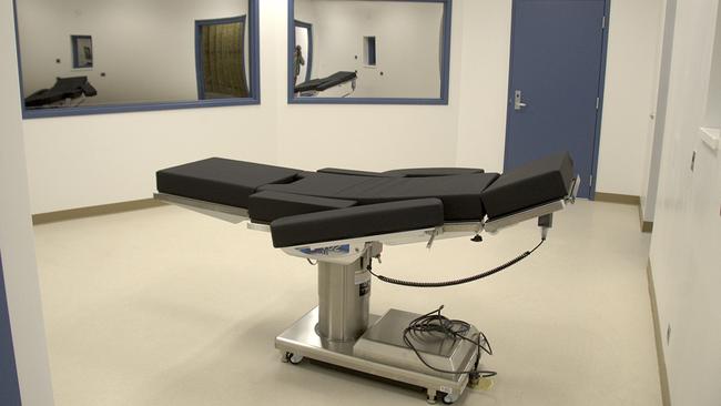 This new execution chamber was completed in 2016 at Ely State Prison, where Dozier is on death row. It has never been used. Picture: Nevada Department of Corrections via AP