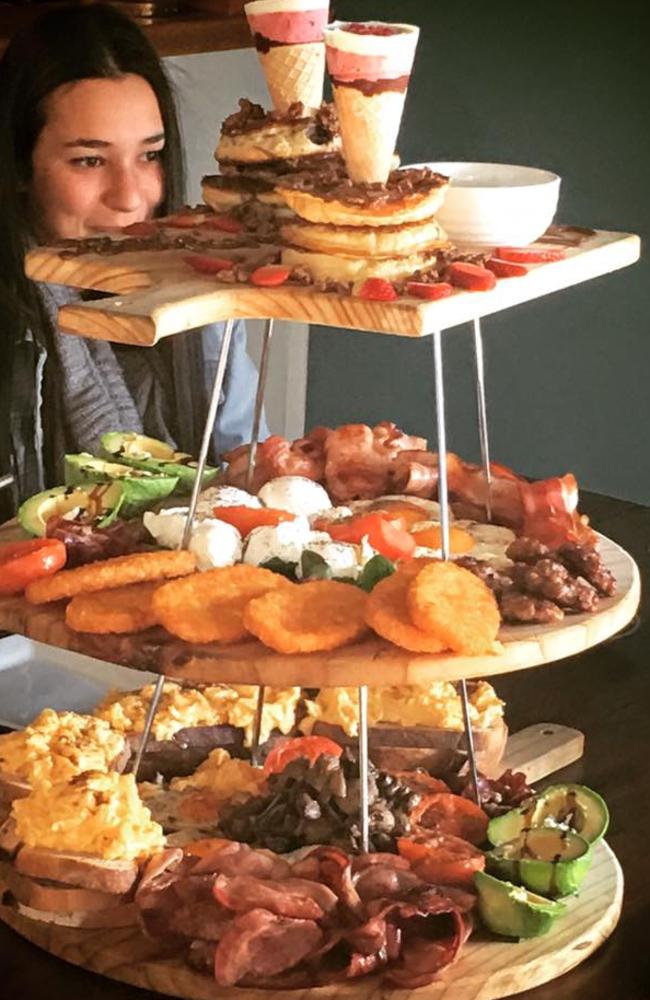 The mammoth breakfast tier costs from $30 per person. Picture: Facebook
