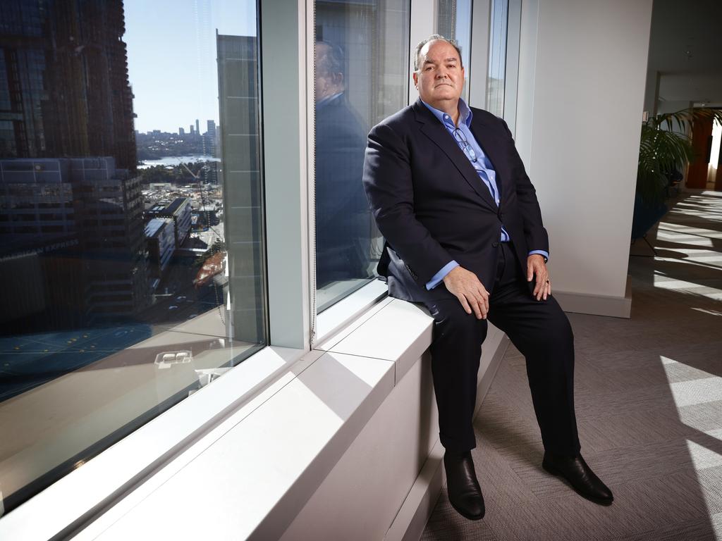 Pictured at the Icare offices on Kent Street in Sydney is iCare CEO Richard Harding. Mr Harding says that there will be a huge number of mental health claims from workers across NSW over the coming months. Picture: Richard Dobson