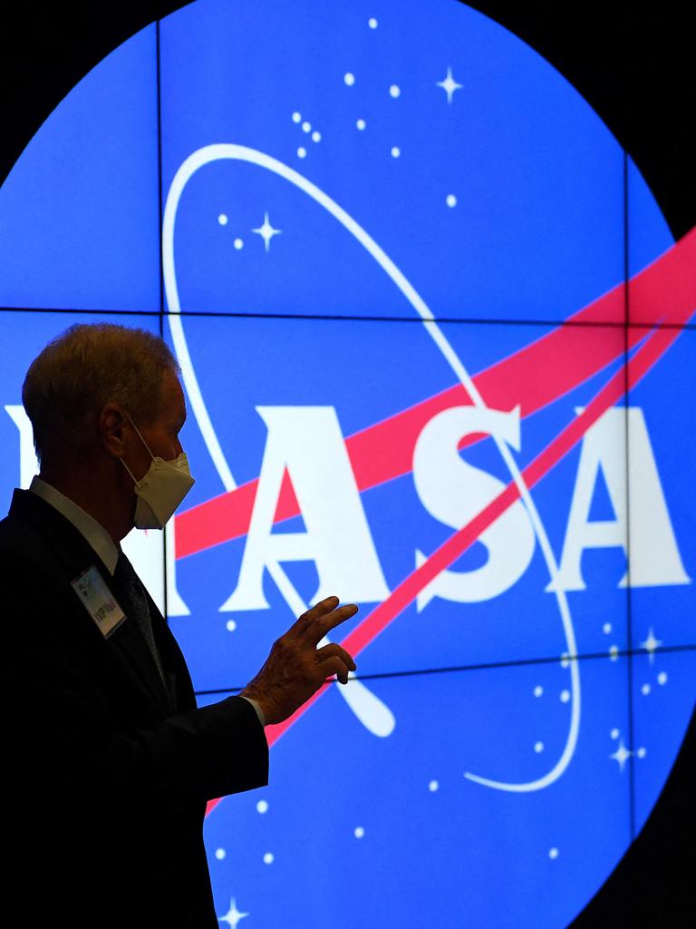 NASA Administrator Bill Nelson speaks during a visit to the National Aeronautics and Space Administration. Picture: Olivier Douliery/AFP