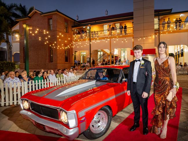 CLASS OF 2024: Townsville Grammar School formal. Students Jonathan Davis & Poppy Costello.