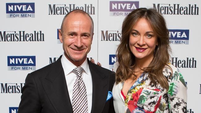 Fitness Australia CEO Bill Moore with fitness star Michelle Bridges.