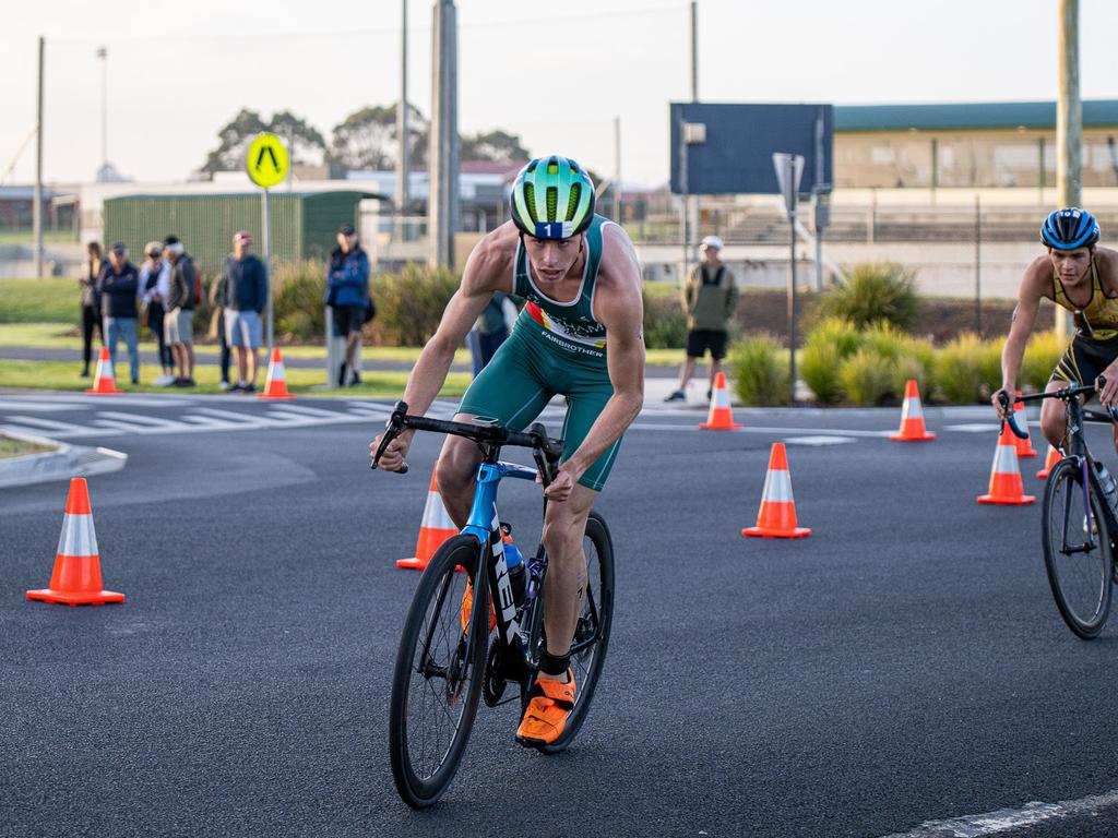 Ulverstone triathlete Jack Latham has been selected to race in next month's Youth Commonwealth Games. Picture: Bec Ohlwein and David Casalegno