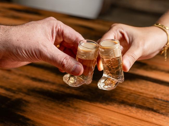 Cowboy shots at Moon Dog Wild West. Picture: Sam Schultz