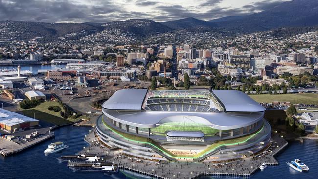 The league has been able to deliver massive infrastructure projects including Metricon Stadium, Perth Stadium and Adelaide Oval and is confident it can orchestrate a similar result in Hobart.