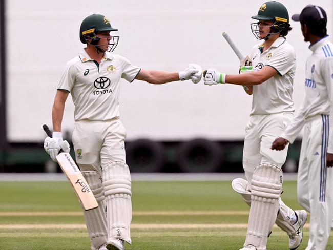 McSweeney and Konstas batting together at the MCG.