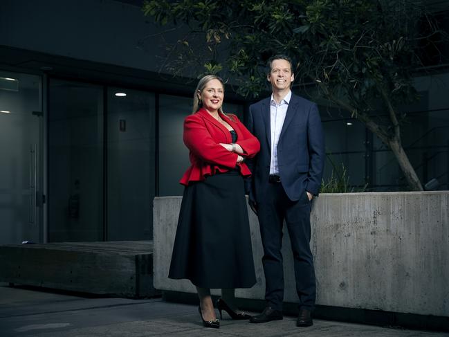 Melbourne scientist, assistant professor, Misty Jenkins and Professor Daniel MacArthur