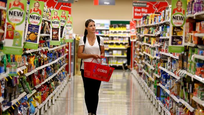 Almost $11bn worth of Exclusive to Coles product sales during the year was a rise of 5 per cent. Picture: David Clark/AAP