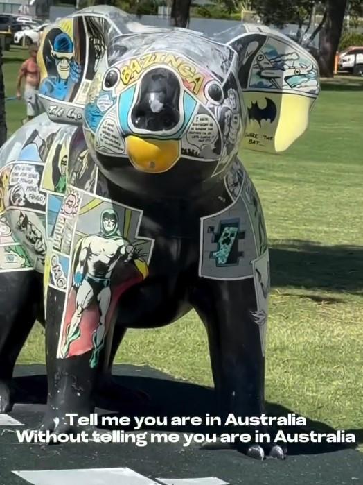 Nina Dobrev shares video of Commonwealth Games koala while on the Gold Coast. Photo: Instagram