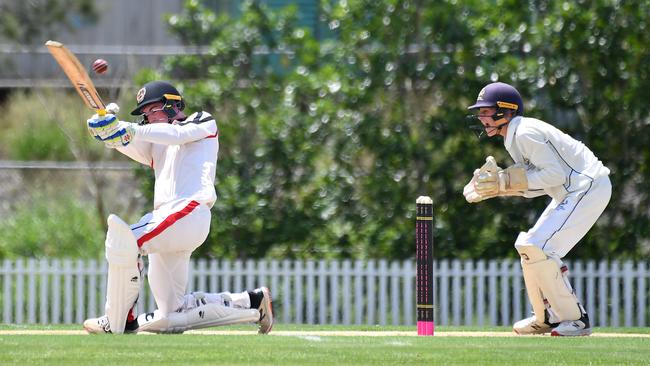 Gregory Terrace batsman Christian Jardine. Picture: John Gass