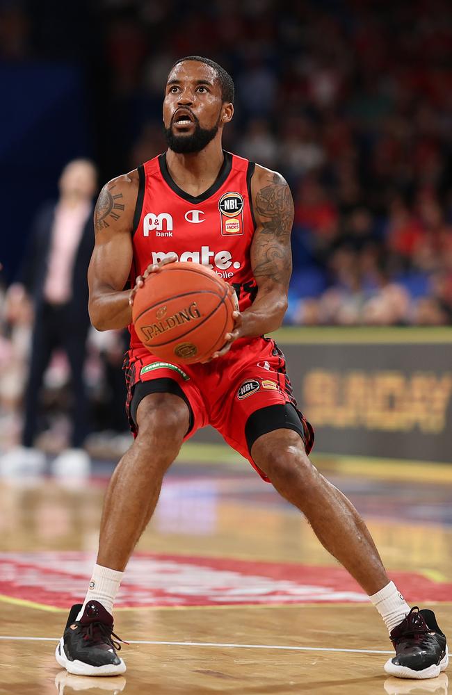 Bryce Cotton starred for the Wildcats, where he won three championships and five NBL MVP awards in his nine seasons. Picture: Getty Images