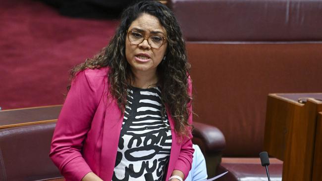 Senator Jacinta Nampijinpa Price is the Fair Australia ambassador and has taken aim at the government on Wednesday. Picture: Getty Images