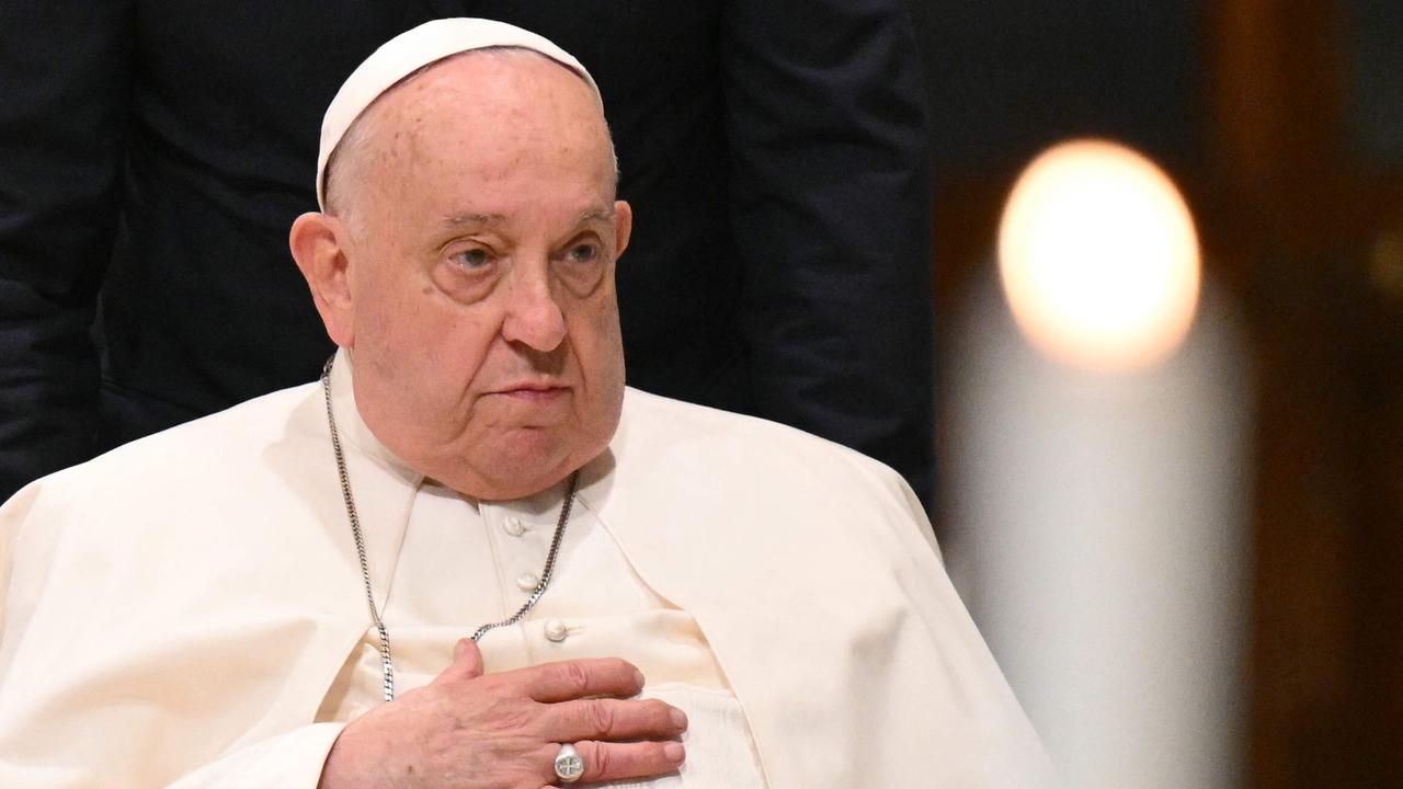 Pope Francis had a quiet night in hospital, the Vatican said on February 23, 2025, the morning after revealing the 88-year-old was in a "critical" condition. Picture: AFP.