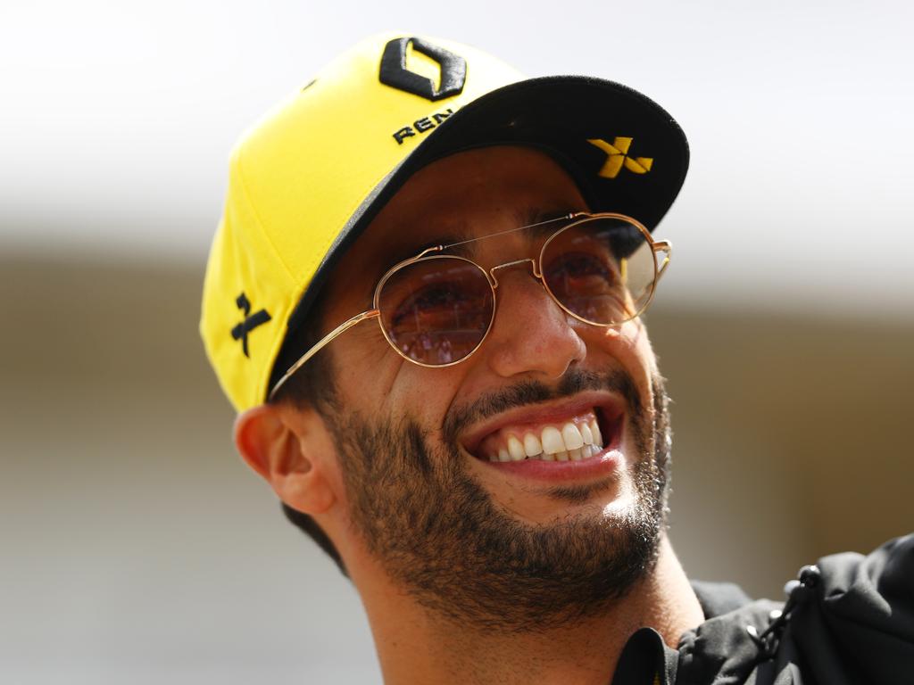 It was a bizarre day but ultimately Ricciardo was smiling.