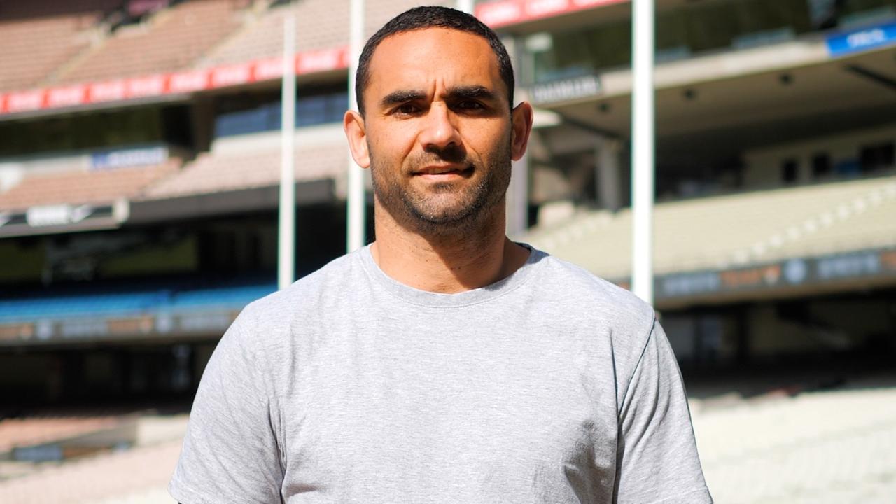 Shaun Burgoyne, former Port player, at the MCG.