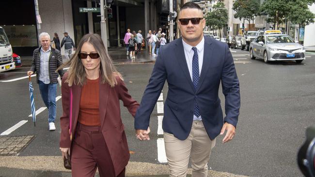 Jarryd Hayne was jailed last year after he was convicted of sexual assault. Picture: NCA NewsWire/Simon Bullard.