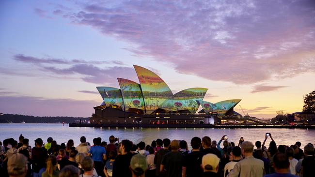 The Dawn Reflection at the Sydney Opera House. Picture: Destination NSW