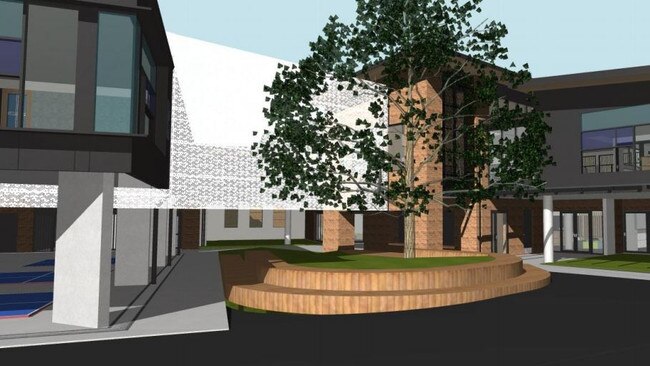 Concept designs of the new revamp at St Michael’s Primary School. Picture: QOH Architects