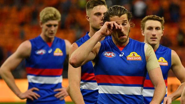 It was no fairytale for The Bont and his Dogs. Picture: AAP