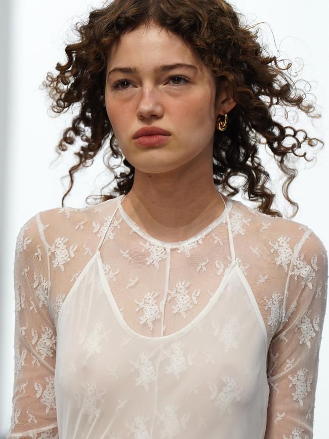 Barely there on the catwalk. Picture: Getty Images