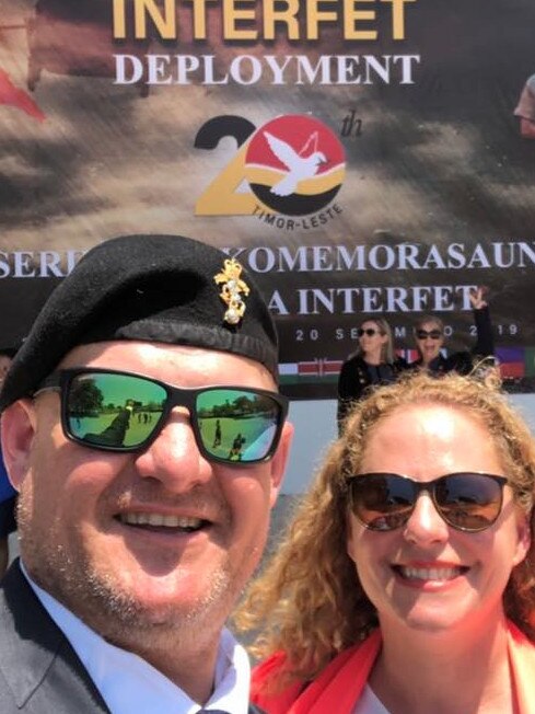 Mr Miller's wife Amanda described him as a passionate advocate for veterans. Picture: Facebook