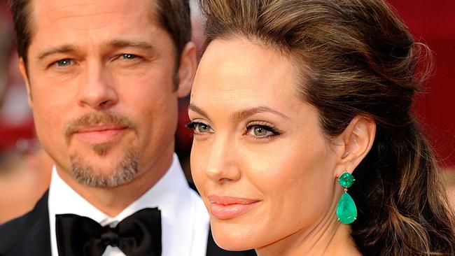 Brad Pitt and Angelina Jolie are divorcing after two years of marriage. Picture: Getty