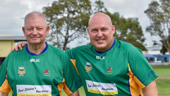 Past and present Members for Mulgrave, Warren Pitt (left) and son Curtis Pitt of Gordonvale.