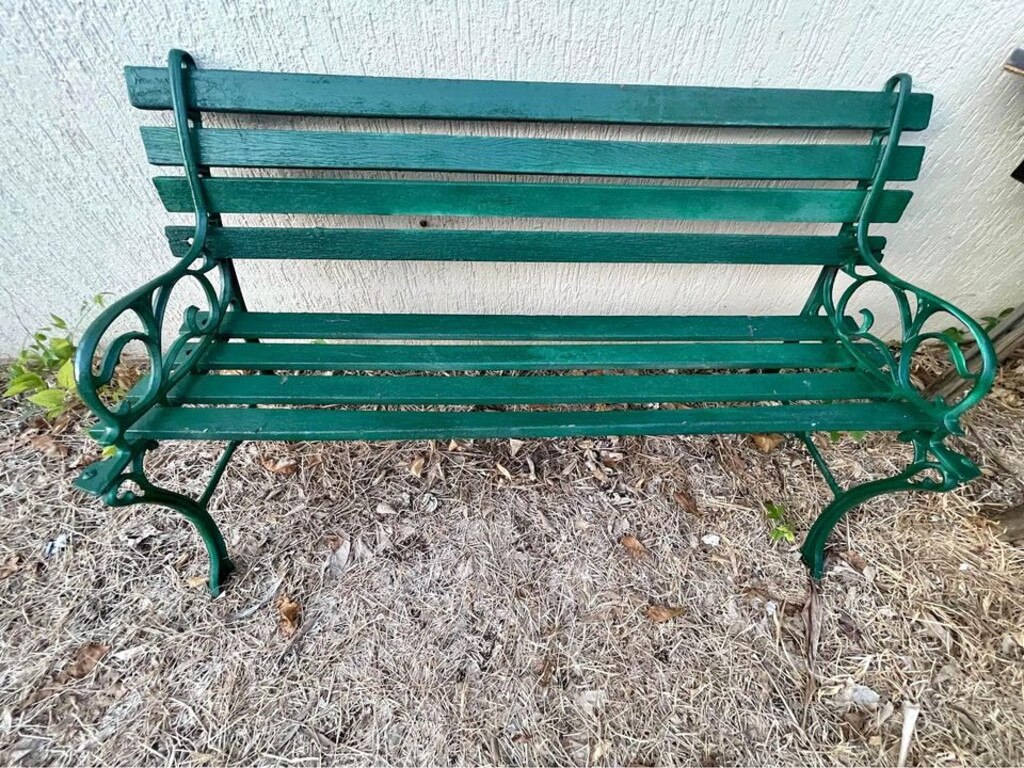 Wooden bench for garden for sale