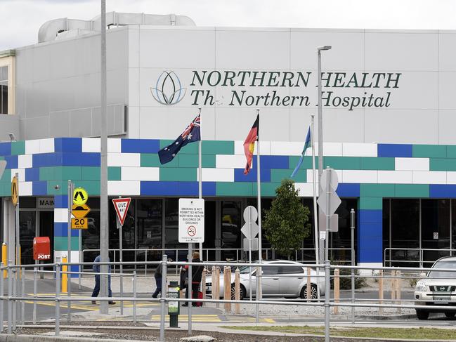 Stock Images: The Northern Hospital in Epping, Friday, Nov. 9, 2018.  Picture: Andy Brownbill