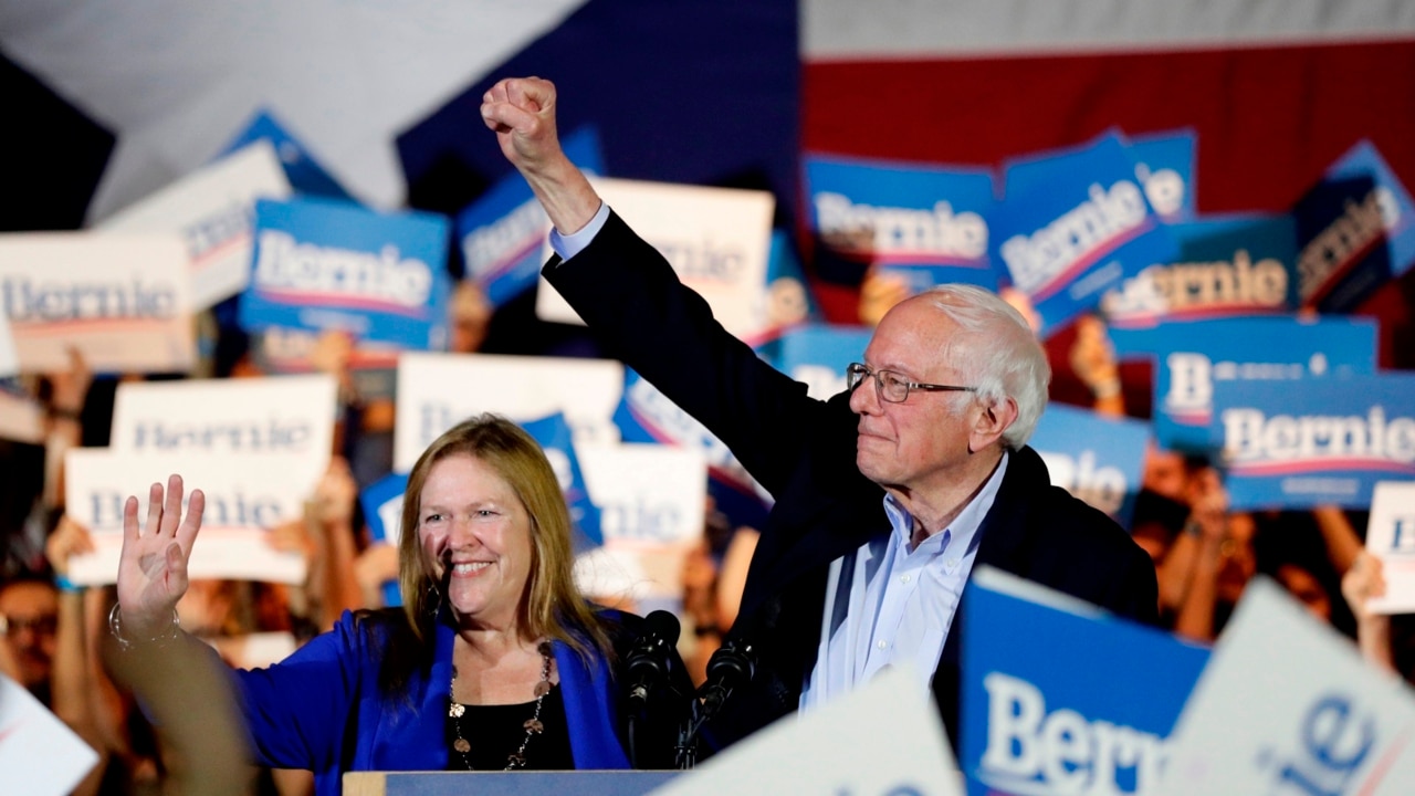 Bernie Sanders Scores Strong Victory In Nevada Democratic Caucuses Sky News Australia 