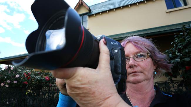 Photographer Belinda Cruikshank’s photo indicated a spirit in the top storey of Nepean House. (AAP Image / Angelo Velardo)