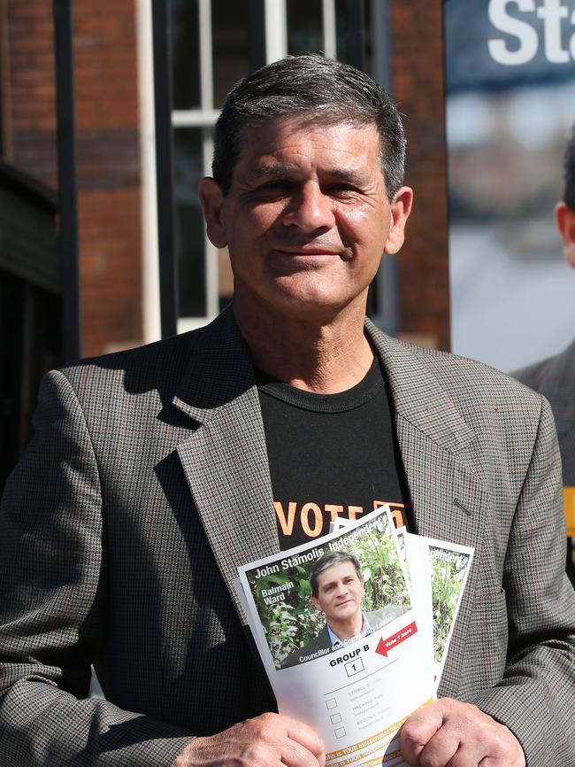 Independent John Stamolis got over the line in Balmain.