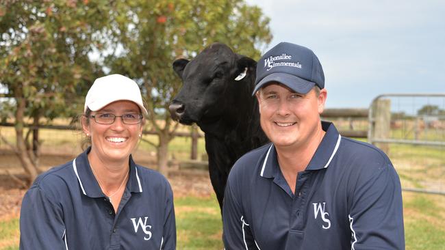 Woonallee Simmentals is run by Tom and Lizzy Baker at Millicent, South Australia.