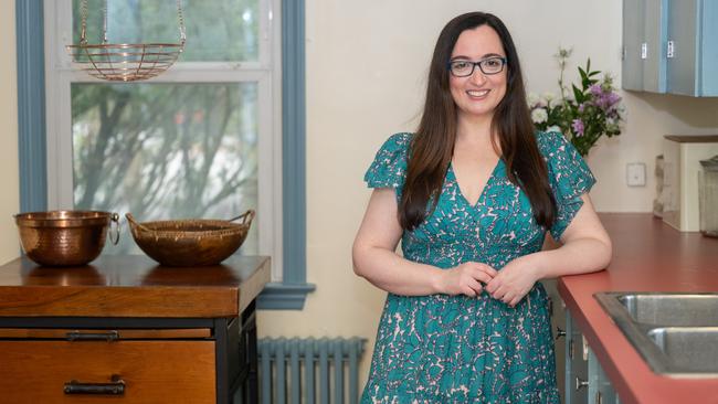 Author Kate Manne at her home in Ithaca, NY on April 5, 2024. Picture: Rachel Philipson