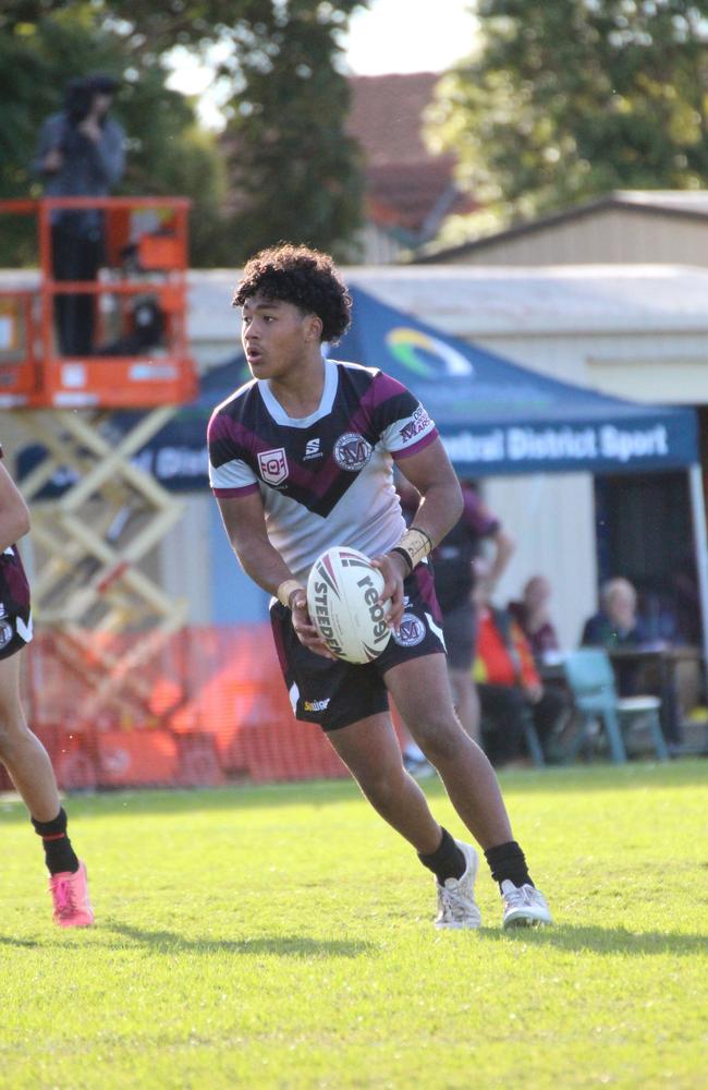 Marsden State High School’s Tipene Moyes will be dangerous in the Renouf Shield.