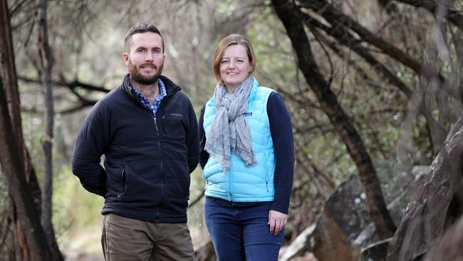 Proponents Daniel and Simone Hackett. Picture: CHRIS KIDD